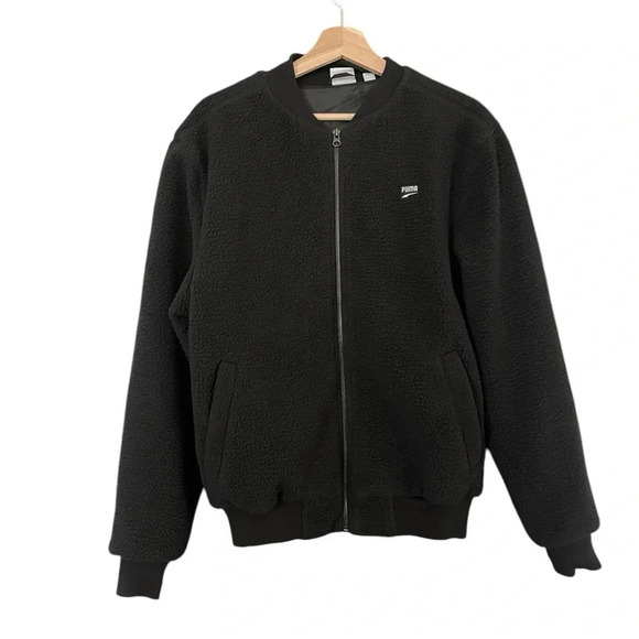 PUMA DOWNTOWN SHERPA JACKET MEN'S SIZE SMALL - Picture 2 of 9